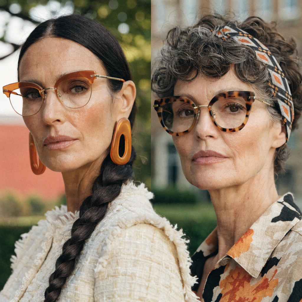 Look Younger Glasses Frames for 50 Year Old Women